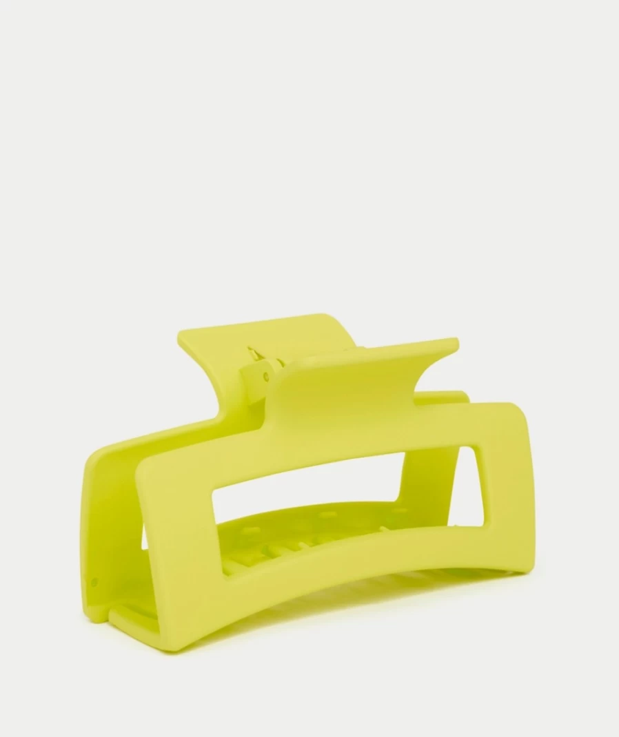 Sportsgirl Green Lime Rectangle Hair Claw for Women