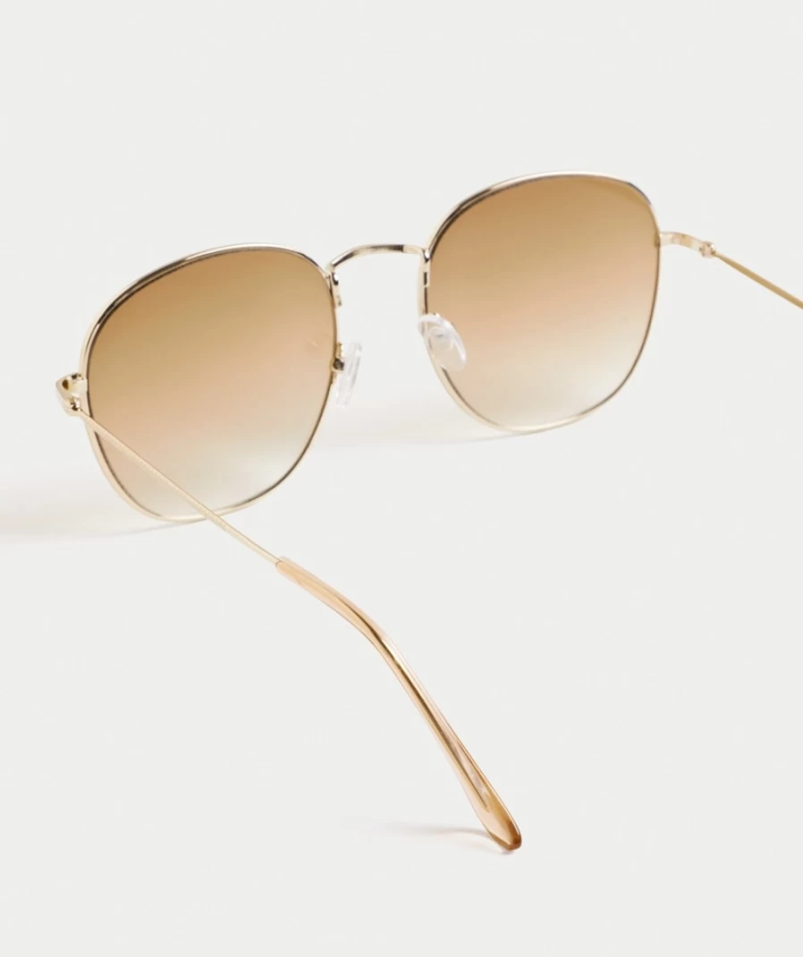 Sportsgirl Women's Gold Celeste Amber Sunglasses - Fashion Sunglasses for Women