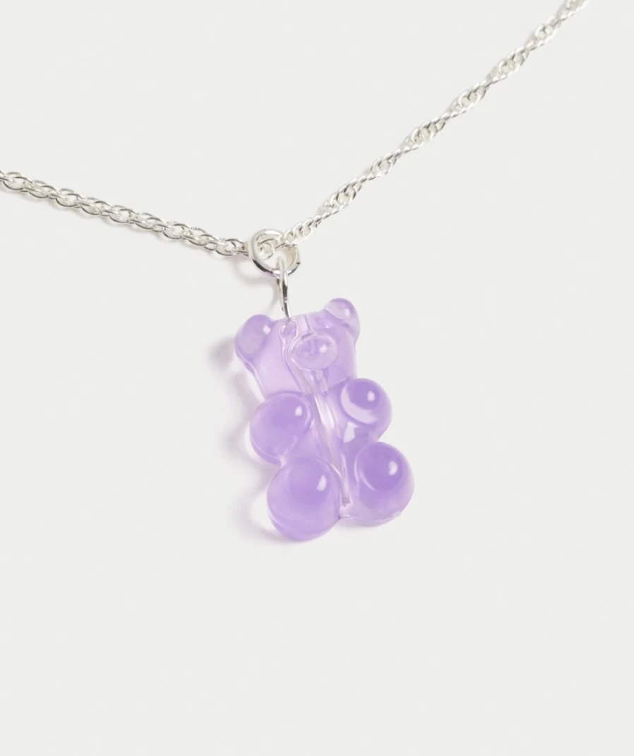 Sportsgirl Women's Silver Bear Pendant Necklace - Sterling Silver Jewelry Gift