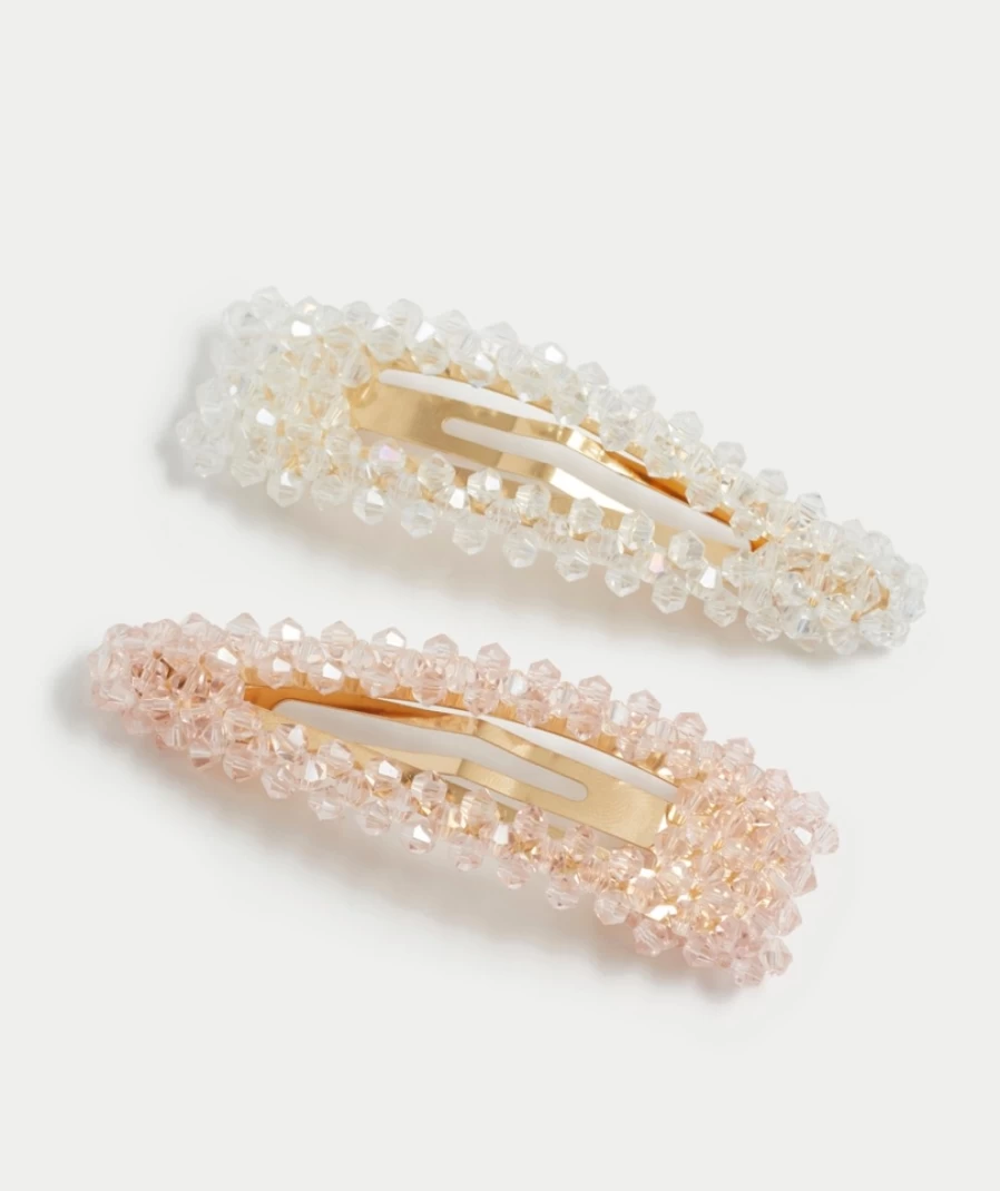 Sportsgirl Y2K Vibes Hair Clip Pack for Women - Multi Color Retro Accessories