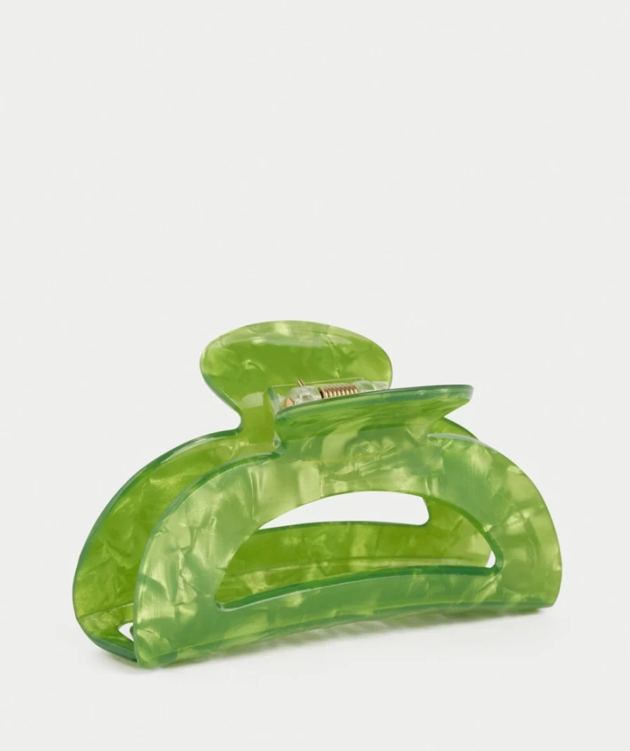 Sportsgirl Green Marble Hair Claw for Women - Classic Hair Clip