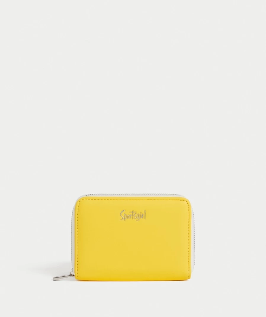 Sportsgirl Women's Yellow Small Zip Wallet - Sg Collection Fashion Accessory