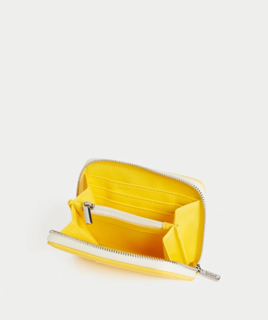 Sportsgirl Women's Yellow Small Zip Wallet - Sg Collection Fashion Accessory