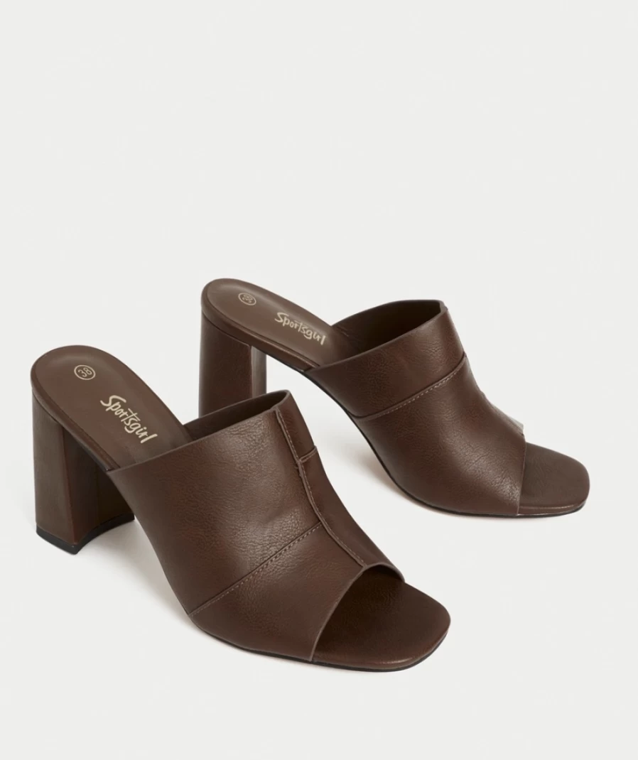 Sportsgirl Women's Julia Heel in Chocolate - Elegant High Heels