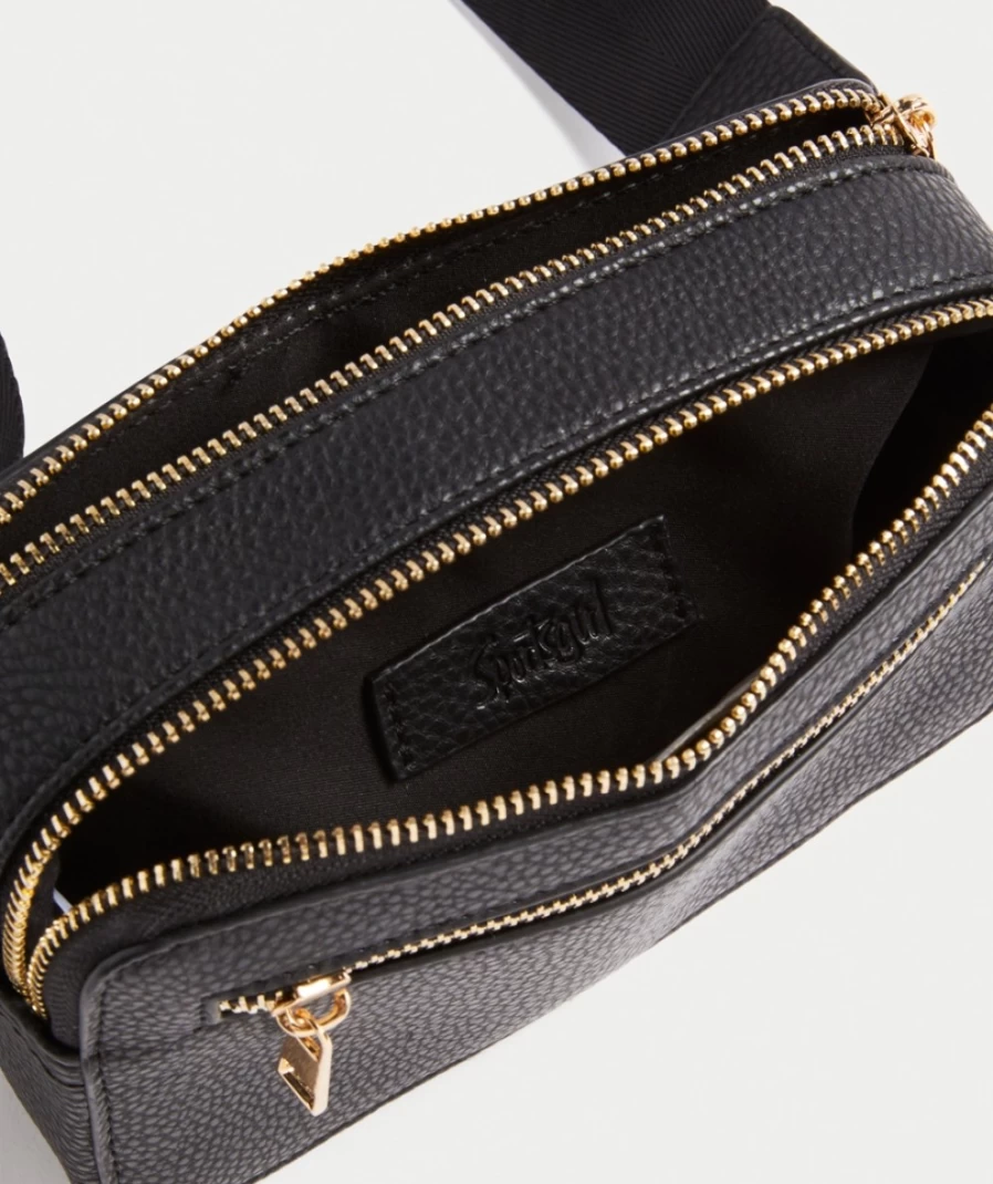 Sportsgirl Women's Black Dillon Camera Crossbody Bag for Everyday Use