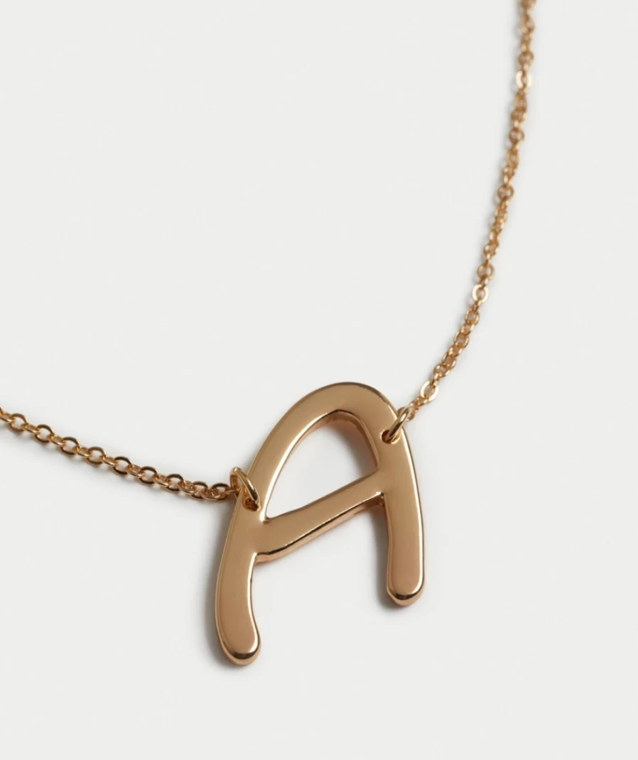 Sportsgirl Gold Dainty Alphabet Necklace for Women - Elegant Initial Pendant