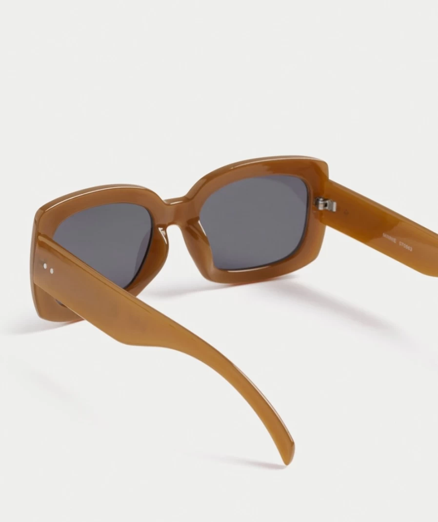 Sportsgirl Women's Chocolate Minnie Sunglasses - Retro Style Fashion Eyewear