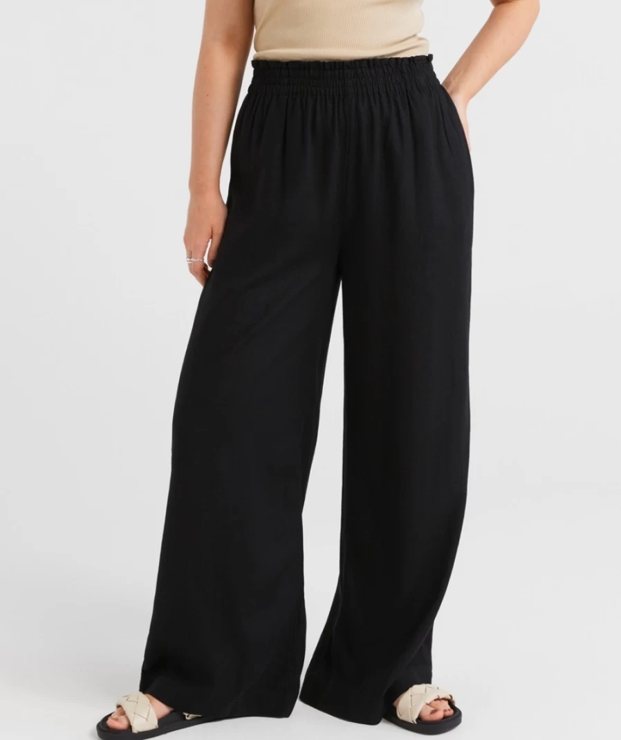"Sportsgirl Women's Linen Blend Wide Leg Pants – Comfortable & Stylish"