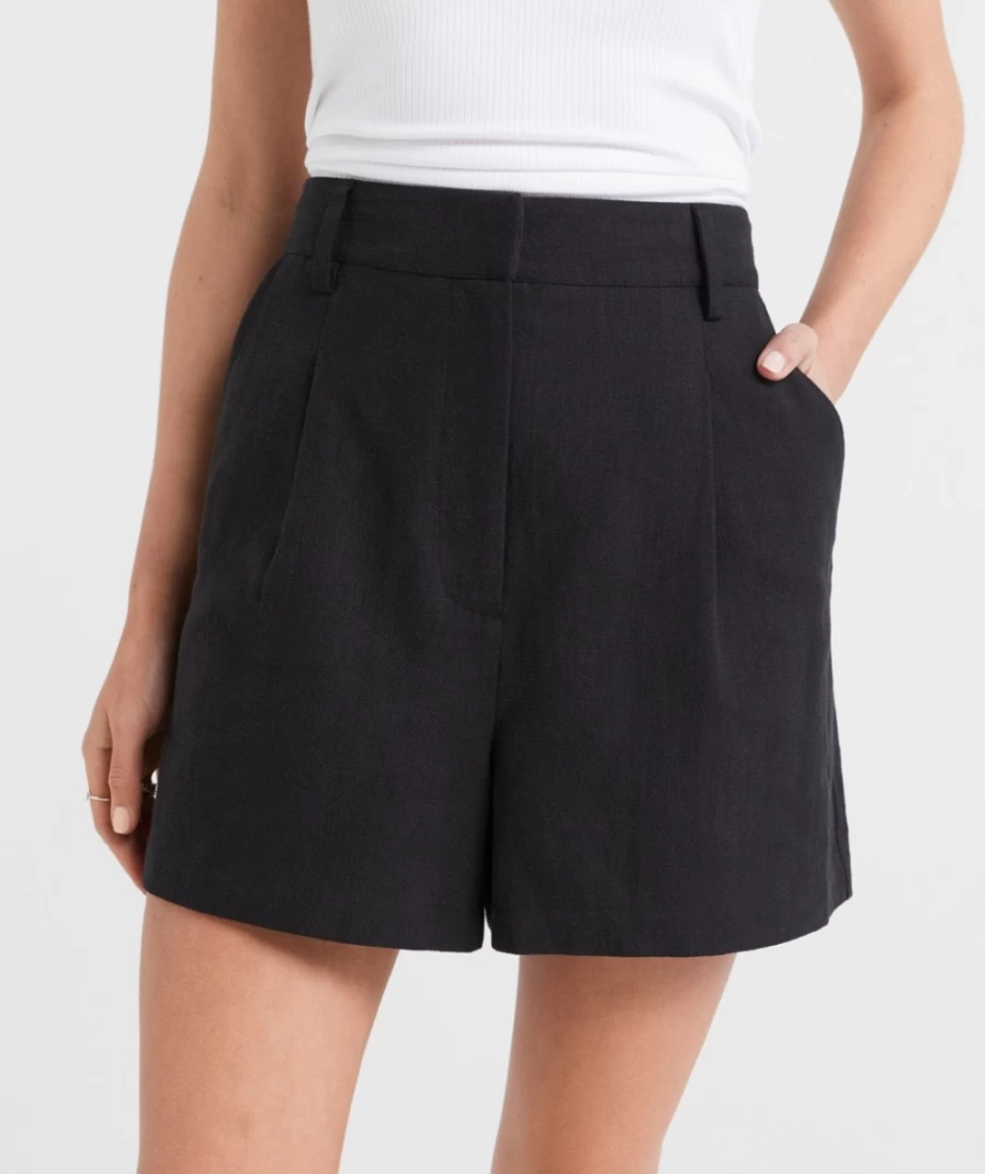 Sportsgirl Women's Rhi Textured Shorts - Casual Comfort Fit High-Quality Fabric